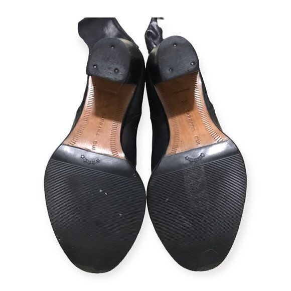 Barbara Bui black leather knee high boots, Size 38 EU - Picture 5 of 8